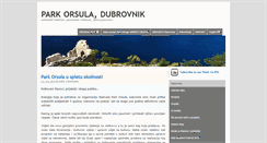 Desktop Screenshot of parkorsula.du-hr.net
